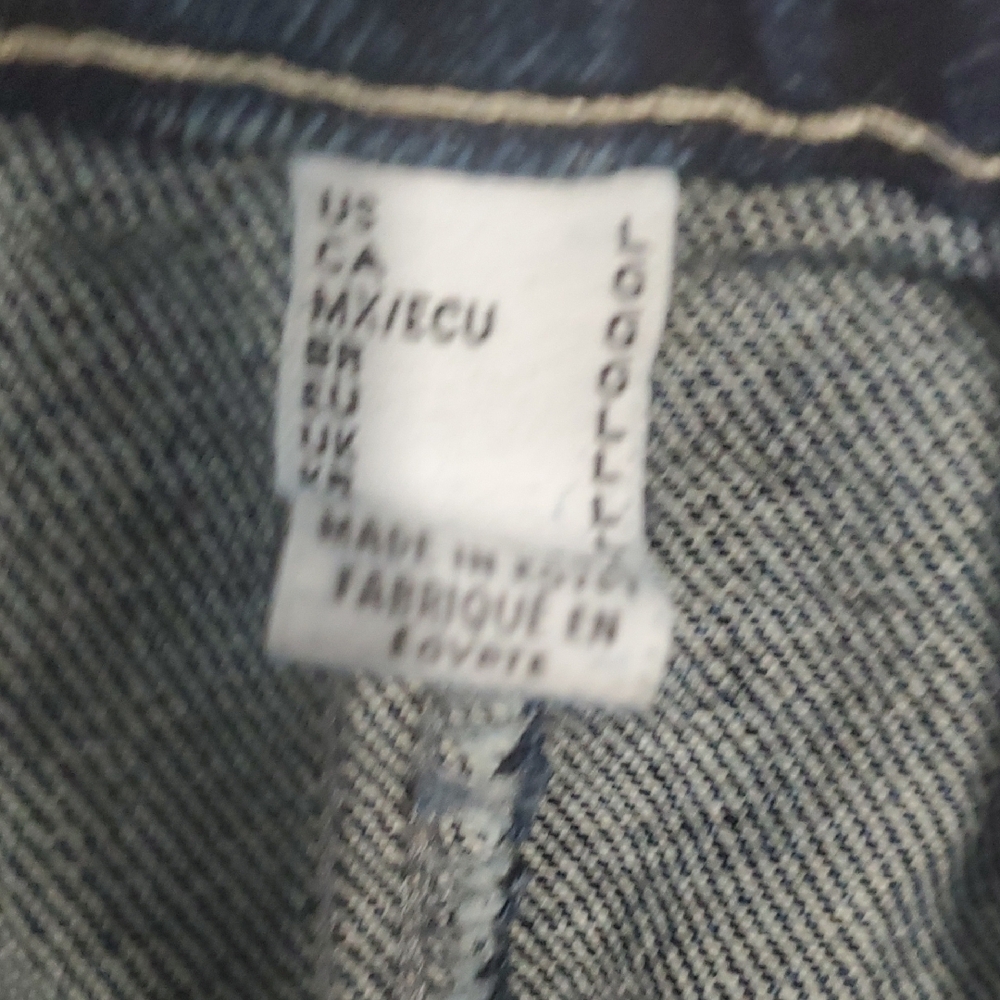 Forever 21 Blue Denim Midi Skirt Size L - Picture 7 of 13